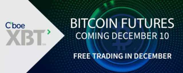 領先對手一週起跑！Cboe比特幣期貨10日起開始交易